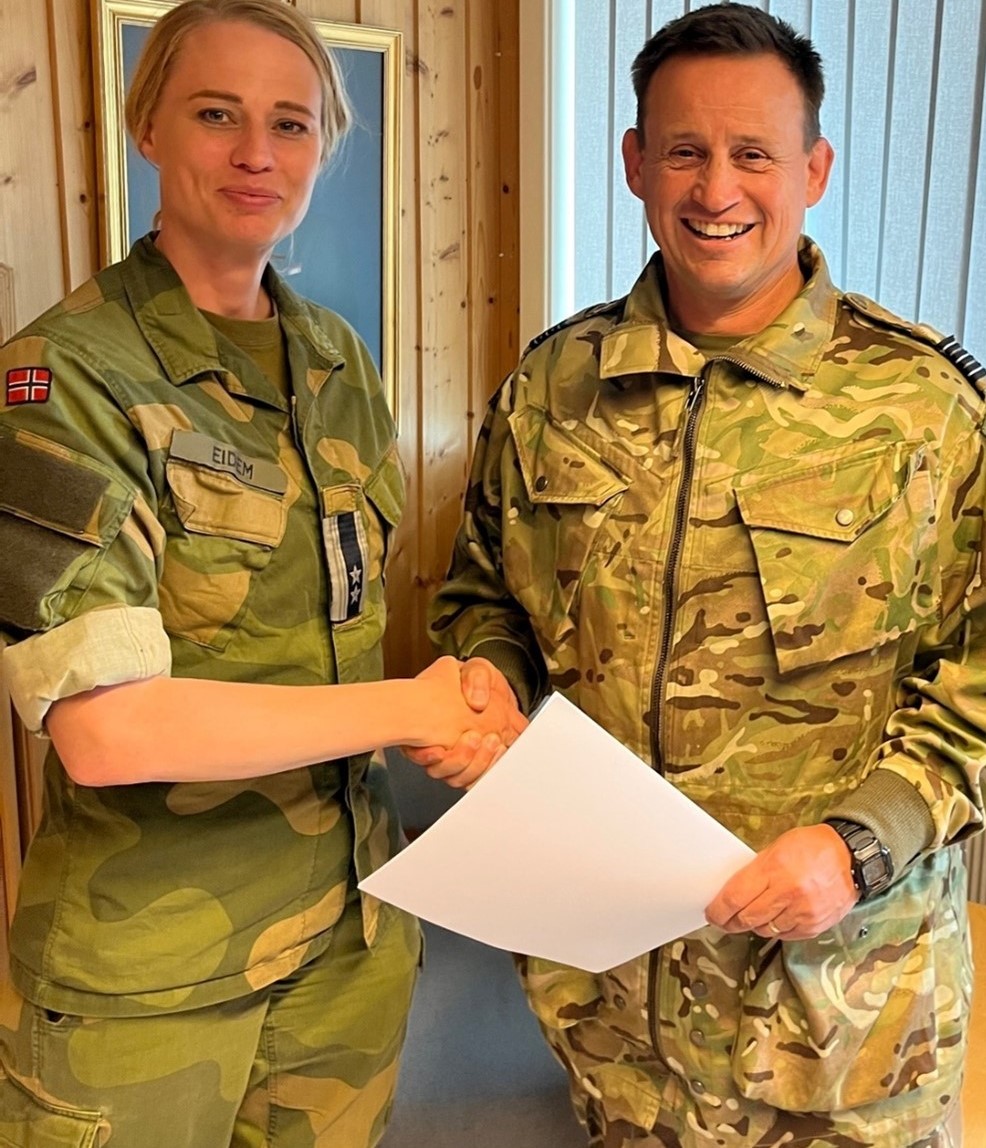 The Road Map was signed Wg Cdr Guy Wood, SO1 Strategic Organisation and Workforce Plans and Lt Col Marianne Eidem, Commanding Officer Force Protection Battalion, 132 Air Wing